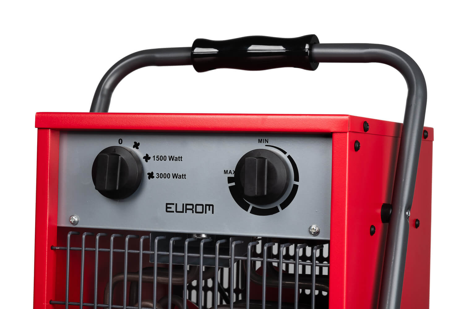 Eurom EK 3000 Round radiateur soufflant 3000W rouge