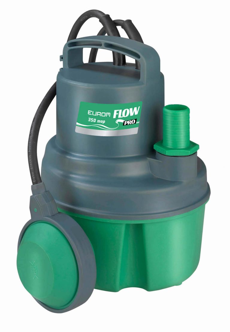 8713415261462 Flow Pro 350 mop submersible pump clean water 83 l/min max 5 meters deep