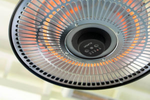Lamp elektrische terrasverwarming
