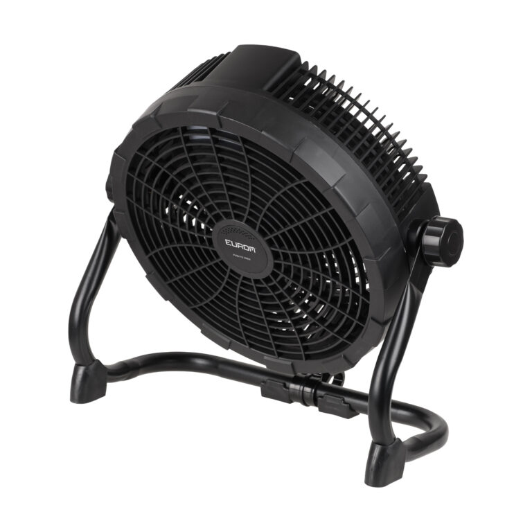 Eurom zwarte ventilator draadloos